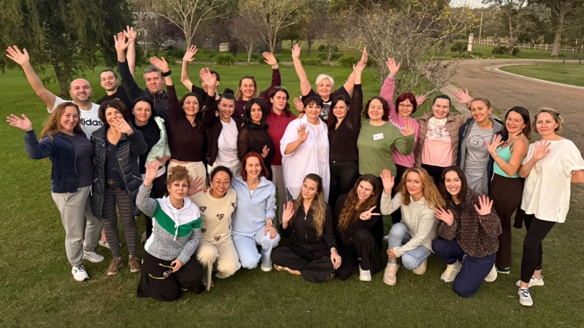Lilit Saribekyan with training participants